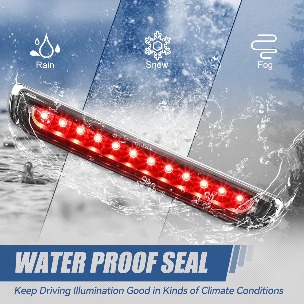TOYOTA ハイマウントストップランプ type 3 12 LED Amazon | LED ハイマウント ブラック ハウジング 3rd Third Tail